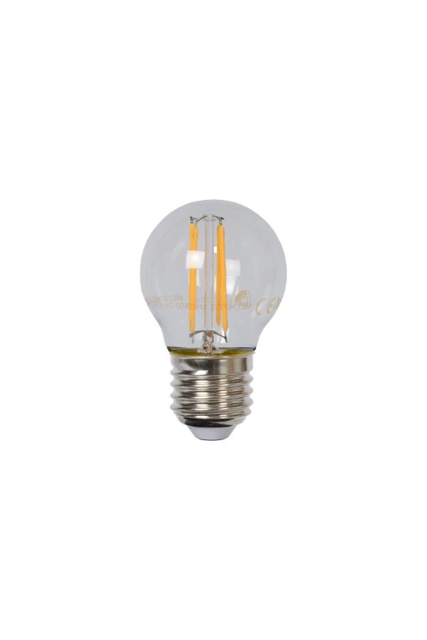 Lucide G45 - Ampoule filament - Ø 4,5 cm - LED Dim. - E27 - 1x4W 2700K - Transparent - UIT